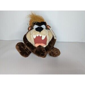 VINTAGE 1999 Six Flags TAZ Tasmanian Devil Plush Doll Looney Tunes NWT 10"